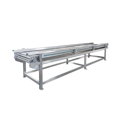 Custom Flexible Stainless Steel Motorized Automatic Food Fruit Roller Conveyor