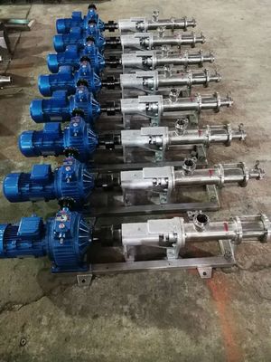 Food Grade Apple Fruit Displacement Screw Pump Juice and Pulp Transfer Pump